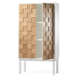 Aparador Collect 2016, roble aceitado blanco-blanco