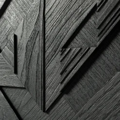 Aparador Graphic, Teca negra 4 puertas