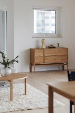 Aparador Hylte 115,5x73 cm, Roble