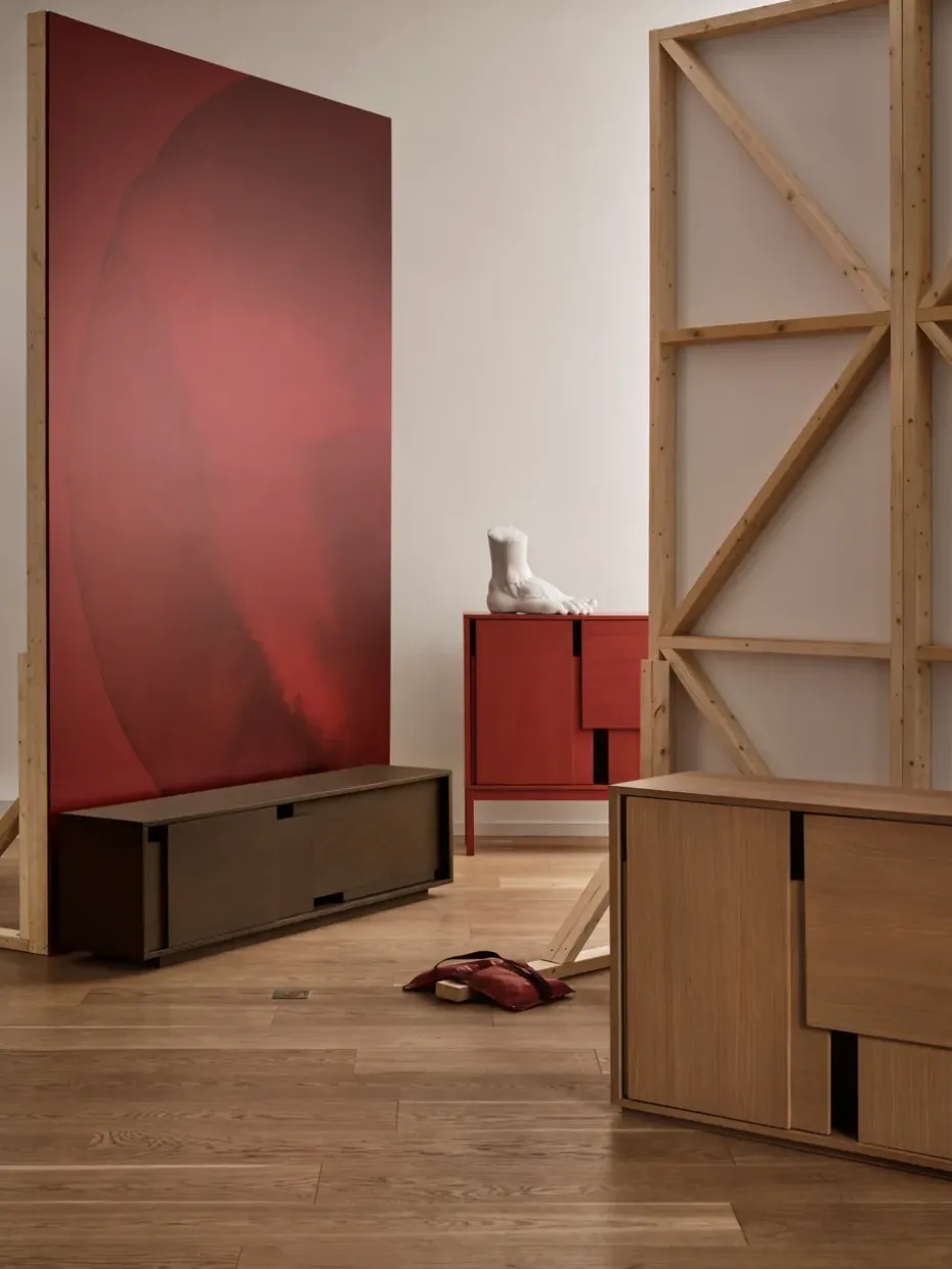 Aparador Layer, Roble, 120×82 cm