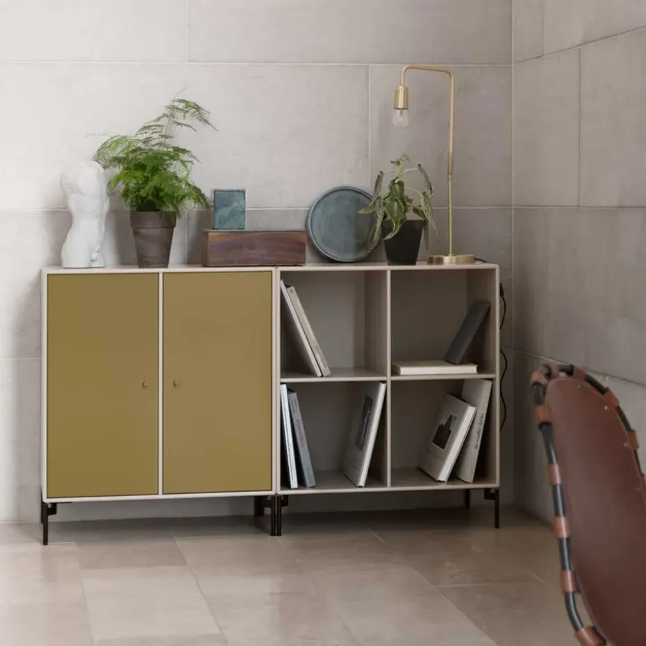 Aparador Pair, Flint 148, patas de cromo