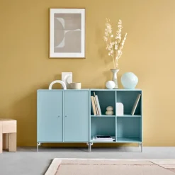 Aparador Pair, Truffle 141, patas de cromo