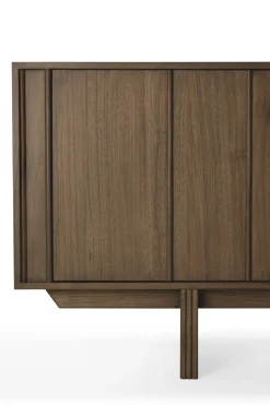 Aparador Pillar, Wild brown teak, 119 cm