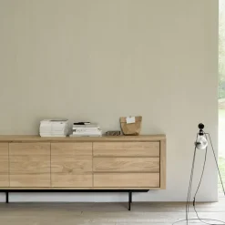 Aparador Shadow, Aceite Ek-Wax, 3 puertas, 3 cajones