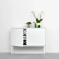 Aparador Story, Azul medianoche, base azul