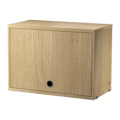 Armario con puerta abatible String, Roble, 58x30 cm