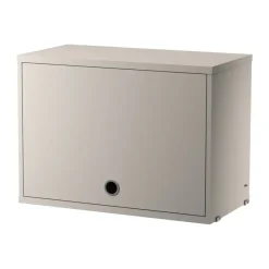 Armario con puerta abatible String, Beige, 58x30 cm