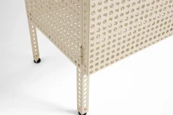 Armario Perforated Cabinet large, Eggshell
