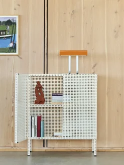 Armario Perforated Cabinet medium, Eggshell