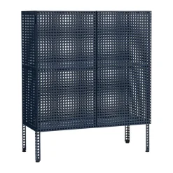 Armario Perforated Cabinet medium, Steel blue