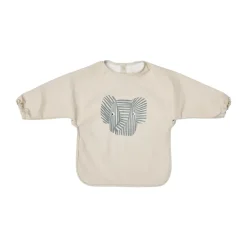 Babero con mangas Erik Elefant, Beige