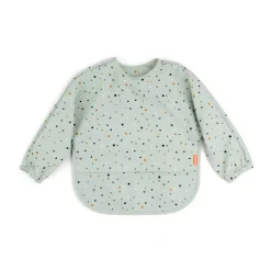 Babero con mangas Happy Dots, Green