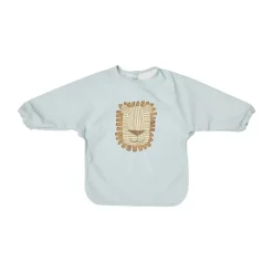 Babero con mangas Lobo Lion, Ice blue