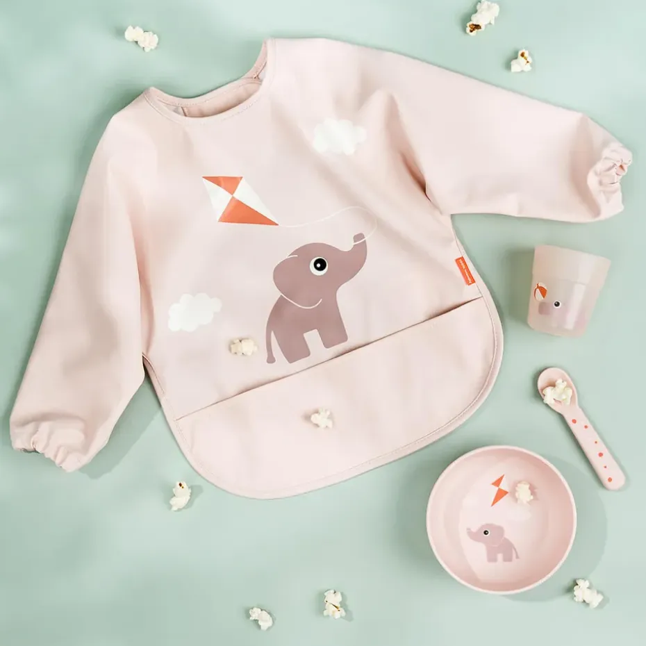 Babero con mangas Playground, Powder