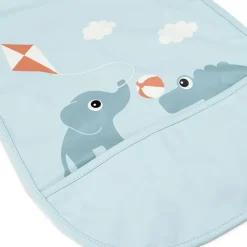 Babero con velcro Playground, Blue