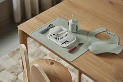 Babero de silicona Silly, 2-pack, Green-blue