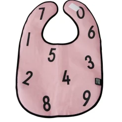 Babero Design Letters haklapp cifras, Rosa