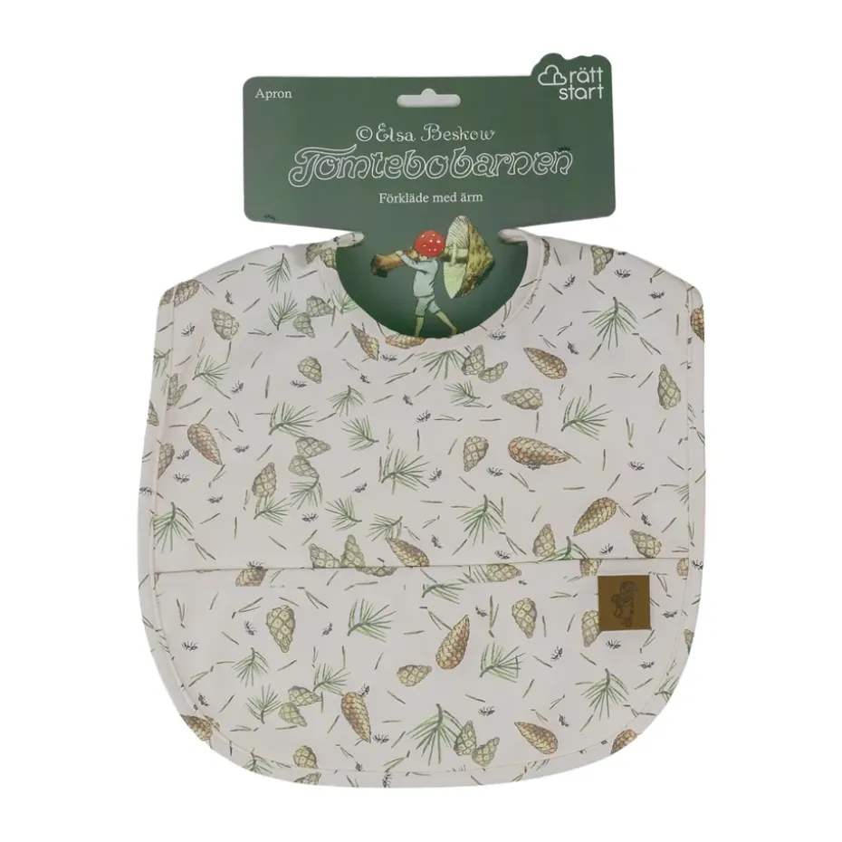 Babero Elsa Beskow Tomtebobarnen, Verde