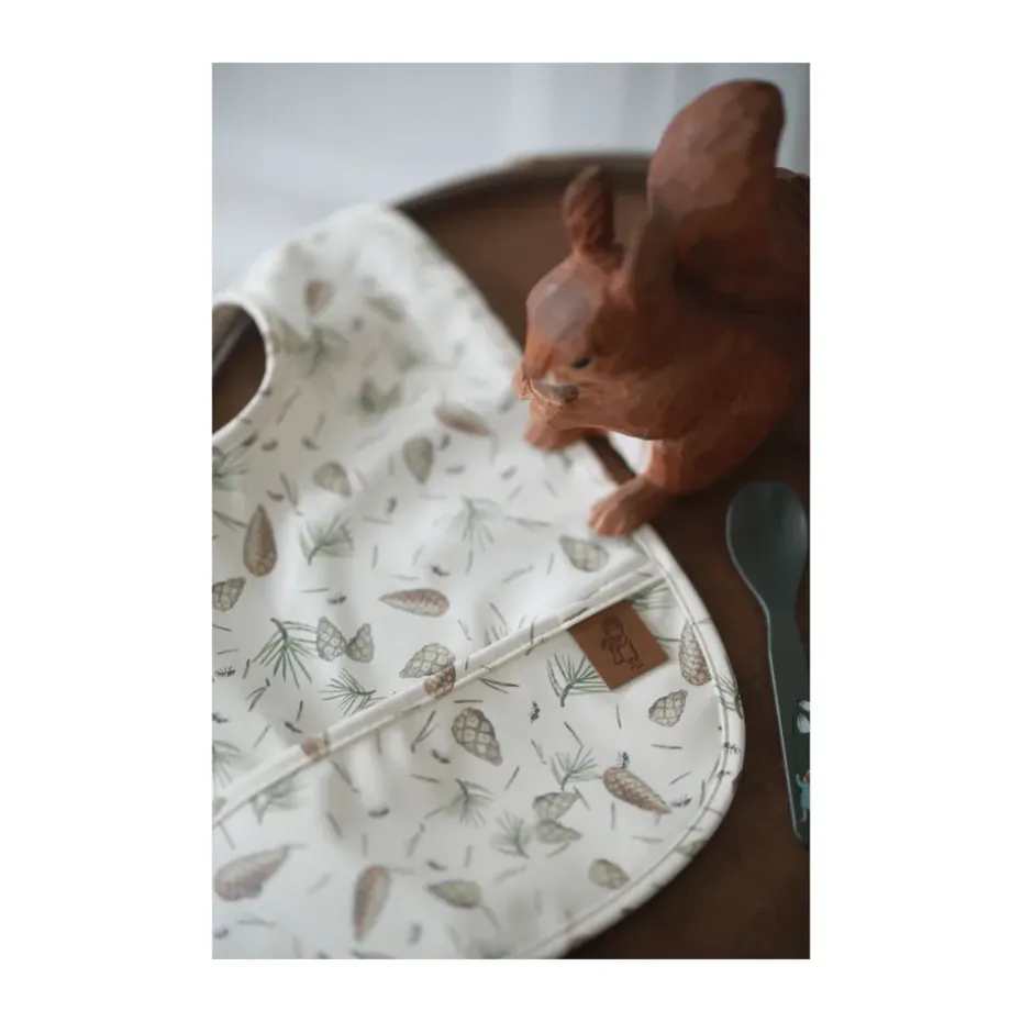 Babero Elsa Beskow Tomtebobarnen, Verde