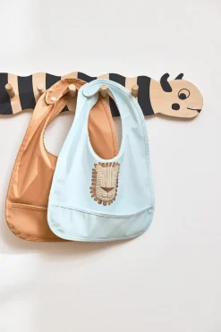 Babero Lobo Lion 2 piezas, Caramel-ice Blue