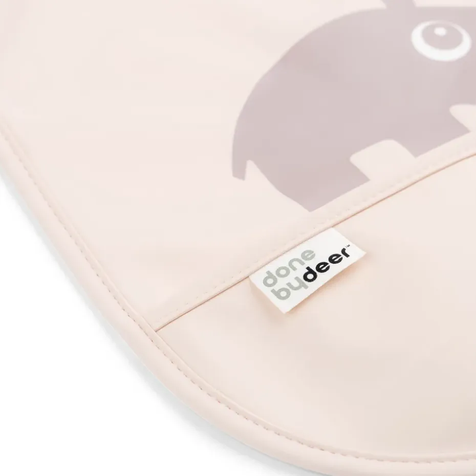 Baberos con velcro Ozzo 2-pack, Powder