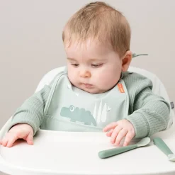 Baberos Croco Tiny, 2-pack, Green