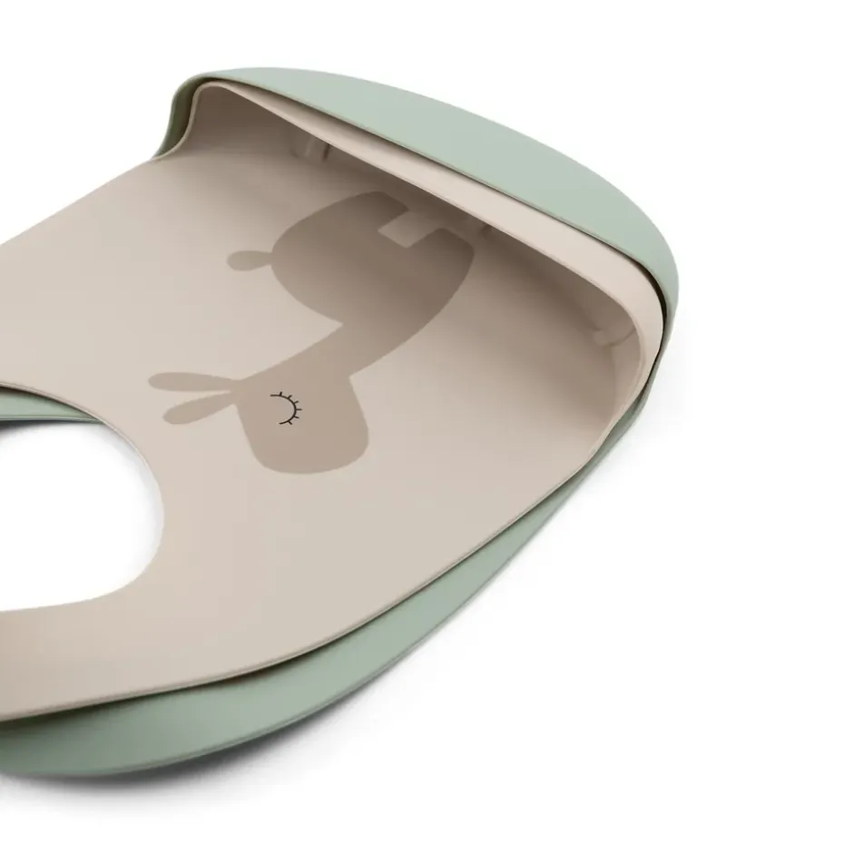 Baberos Lalee 2-pack, Sand-green