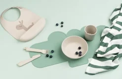 Baberos Lalee 2-pack, Sand-green