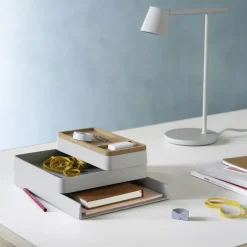 Bandeja Arrange Desktop 12x25 cm, Grey