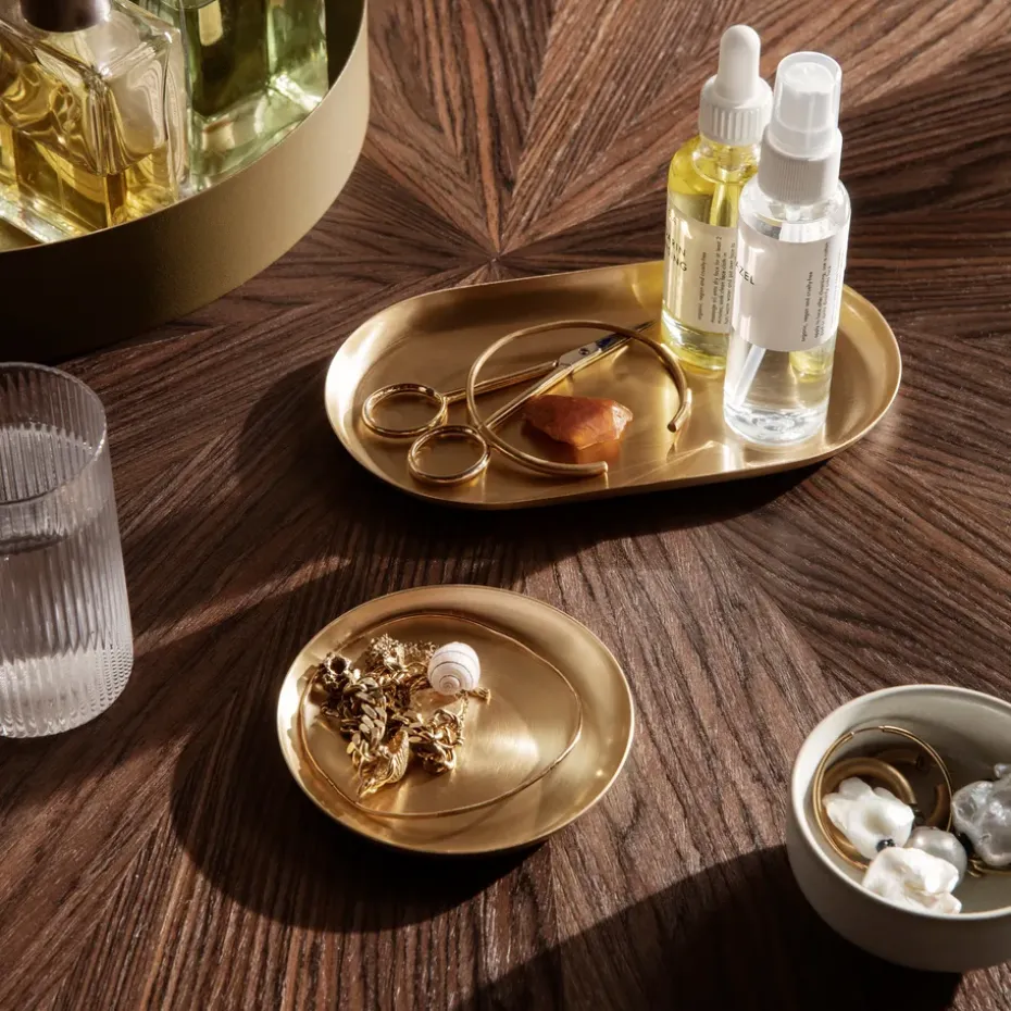 Bandeja Basho Ø9,5 cm, latón