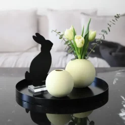 Bandeja Cooee redonda, 30 cm, negro