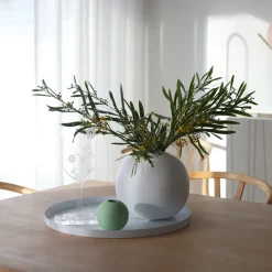 Bandeja Cooee redonda, 40 cm, blanco