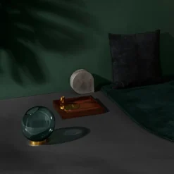 Bandeja cuadrada Unity nogal, grande