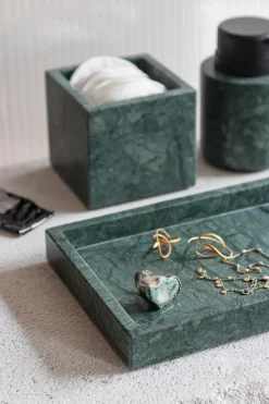 Bandeja de decoración Marble 16x31 cm, Dark forest