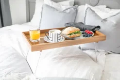 Bandeja de desayuno Fabia 30x60 cm, acacia