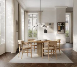 Bandeja decorativa Iwa, Abedul, Ø43