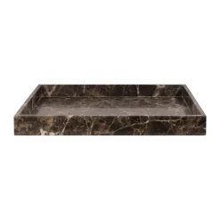 Bandeja decorativa Marble large 30x40 cm, Brown