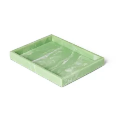 Bandeja decorativa Mist 15x20 cm, Seafoam