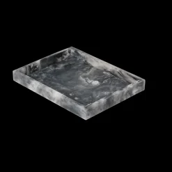 Bandeja decorativa Mist 15x20 cm, Charcoal