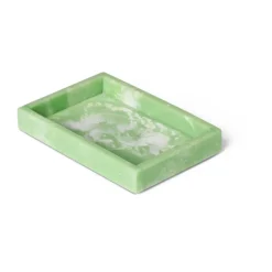 Bandeja decorativa Mist 10x15 cm, Seafoam