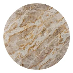 Bandeja giratoria Nuni Ø36 cm, mármol marrón