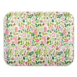 Bandeja Herbarium rosa, 36 x 28 cm