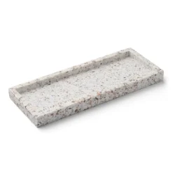 Bandeja Humdakin Terrazzo 10x25 cm, White-brown