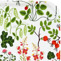Bandeja Leksand, blanco, 20x27 cm
