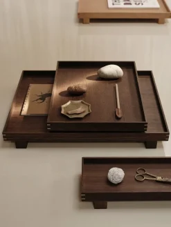 Bandeja madera Bon large, Smoked oak