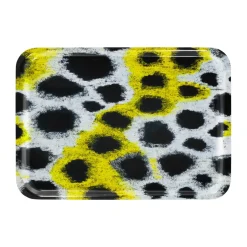 Bandeja Monster Medium 37x53 cm, White-yellow-black
