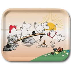 Bandeja Moomin evening swim, 27x20 cm