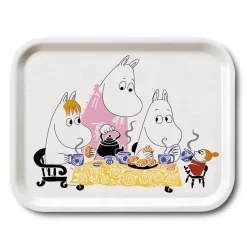 Bandeja Moomin Teaparty, blanco