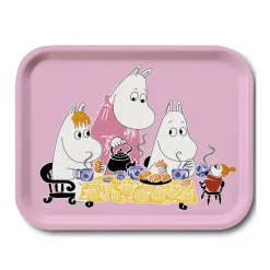 Bandeja Moomin Teaparty, rosa