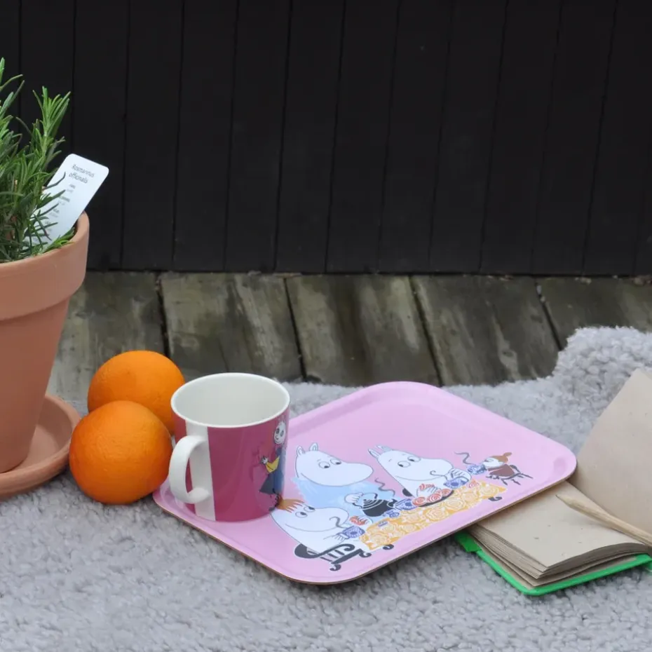 Bandeja Moomin Teaparty, rosa